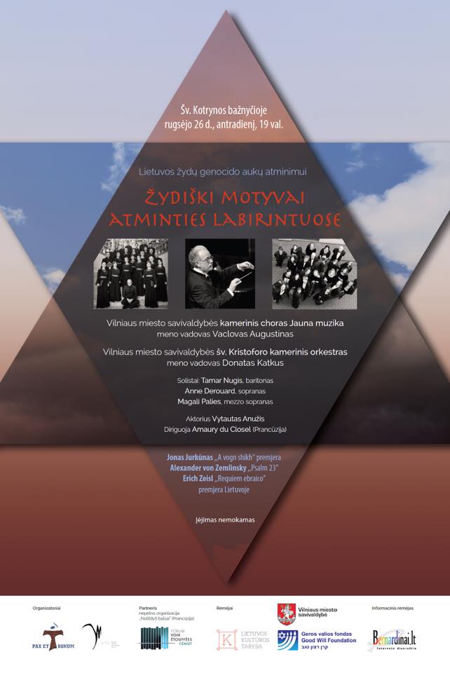 Concert In Memory Of The Genocide Of Lithuanian Jews